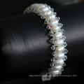 Fashion Bracelet Jewelry Natural Freshwater Pearl Bracelet (E150044)